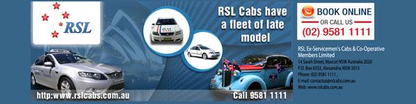 RSL Cabs had a humble beginning with returned servicemen establishing the organization in 1946. In true Australian character, RSL Cabs or Taxi was formed under a co-operative statement where all members are equal.