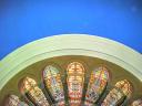 The stained glass of the Queen Victoria Building